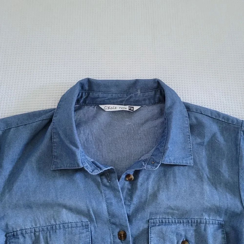 ✨️HP 2X✨️ G. Kale Button Down Lightweight Dress👗 - NWOT - Picture 4 of 15